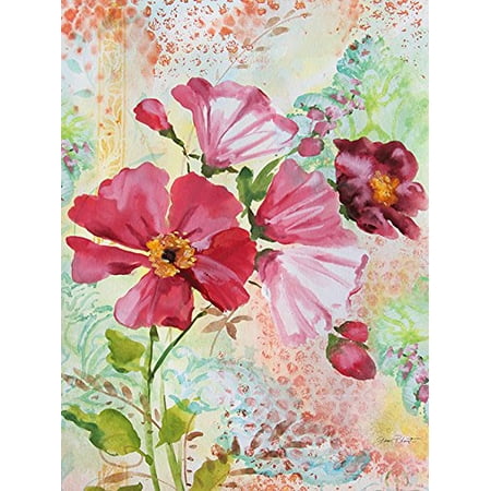 - Garden Beauty I 24x18 Giclee Floral Art Print Poster Decor by Jean Plout POD