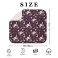 thumbnail image 4 of Pioneer Flower Floral Print Pattern Kitchen Dish Drying Mat 1 Pack, Ultra Absorbent Microfiber Drainer Mat, 16"x18", 4 of 6