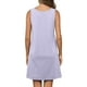 thumbnail image 5 of Vestidos de Verano de Algodón Casual para las Mujeres sin Mangas Mini Vestido de Sol, Cuello Tripulado Tanque Suelto Corto de Playa, 5 of 9