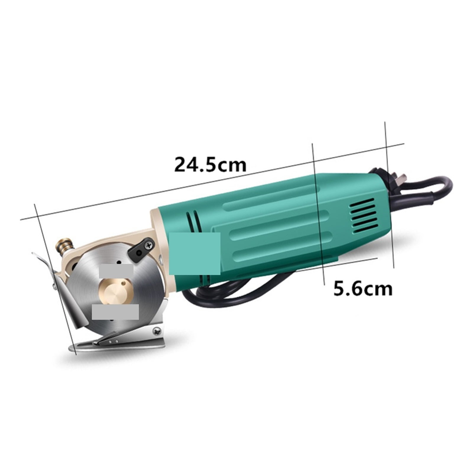 Electric Fabric Scissors Rotary Blade Fabric Tool Leather Fabric Electric Cutter Kit Cutting Saw Tool ,Sharp & Durable