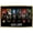 Gold Framed Version, variant on DC Comics Movie - Justice League - Heroes and Logos Wall Poster with Push Pins, 22.375" x 34"
