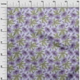 thumbnail image 3 of oneOone Cotton Cambric Purple Fabric Floral Fabric For Sewing Printed Craft Fabric By The Yard 42 Inch Wide, 3 of 5