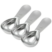 ACDANC 3PC Stainless Steel Measuring Coffee Scoop Tablespoon Short Handle Tablespoon (15ml)