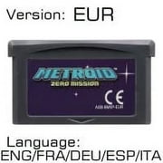 Metroid GBA Game Cartridge 32 Bit Video Game Console Card Fusion Zero Mission Double Pack for GBA/SP/DS-Zero Mission EUR