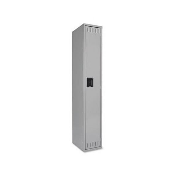 Single Tier Locker 12w x 18d x 72h, Medium Gray