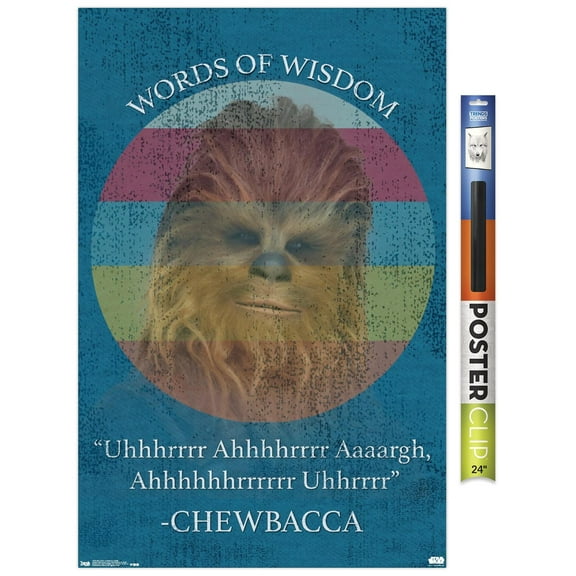 Star Wars: Saga - Chewbacca Quote Wall Poster, 22.375" x 34"