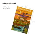 thumbnail image 4 of Lantern Press 1000 Piece Jigsaw Puzzle, HaleakalÄ National Park, Hawaii, Geometric National Park Series, 4 of 5