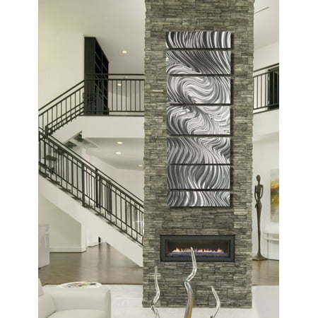 Silver Metal Wall Art Flowers Statements2000 68