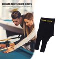 thumbnail image 4 of Guante de billar Snooker Antideslizante Hombres Mujeres Billar 3 Finger Mittens (Negro) Likrtyny  Para estrenar, 4 of 4