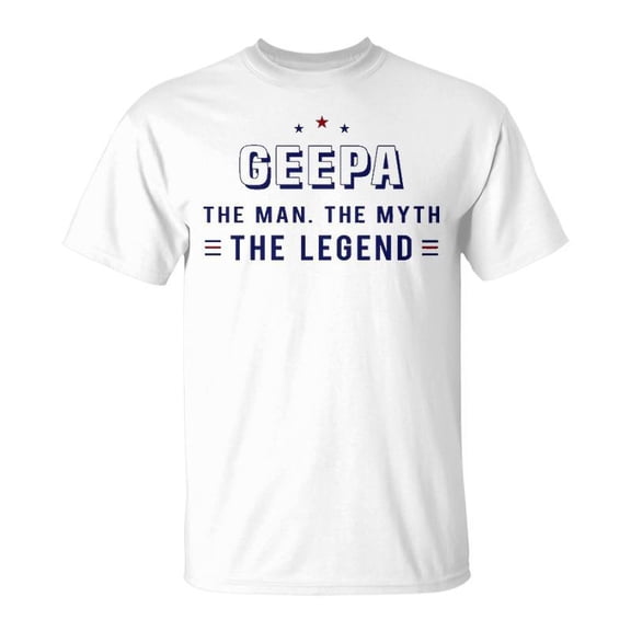 Geepa Grandpa Gift Geepa The Man The Myth The Legend V2 Unisex Jersey Crewneck Tshirt