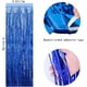 thumbnail image 5 of KIRIKOU 3 juegos de cortinas de frijol de lámina azul marino decorado en el Fondo de la fiesta, 3,2 pies x 6,5 pies de lámina de aluminio metálico para la ducha de bebé de novia soltera de cumpleaños, 5 of 5