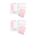 thumbnail image 3 of Justharion Weekly Planner Goal Notebook Durable And Exquisitely Crafted For Efficient Agenda Planning Habit Pink 2Set, 3 of 6