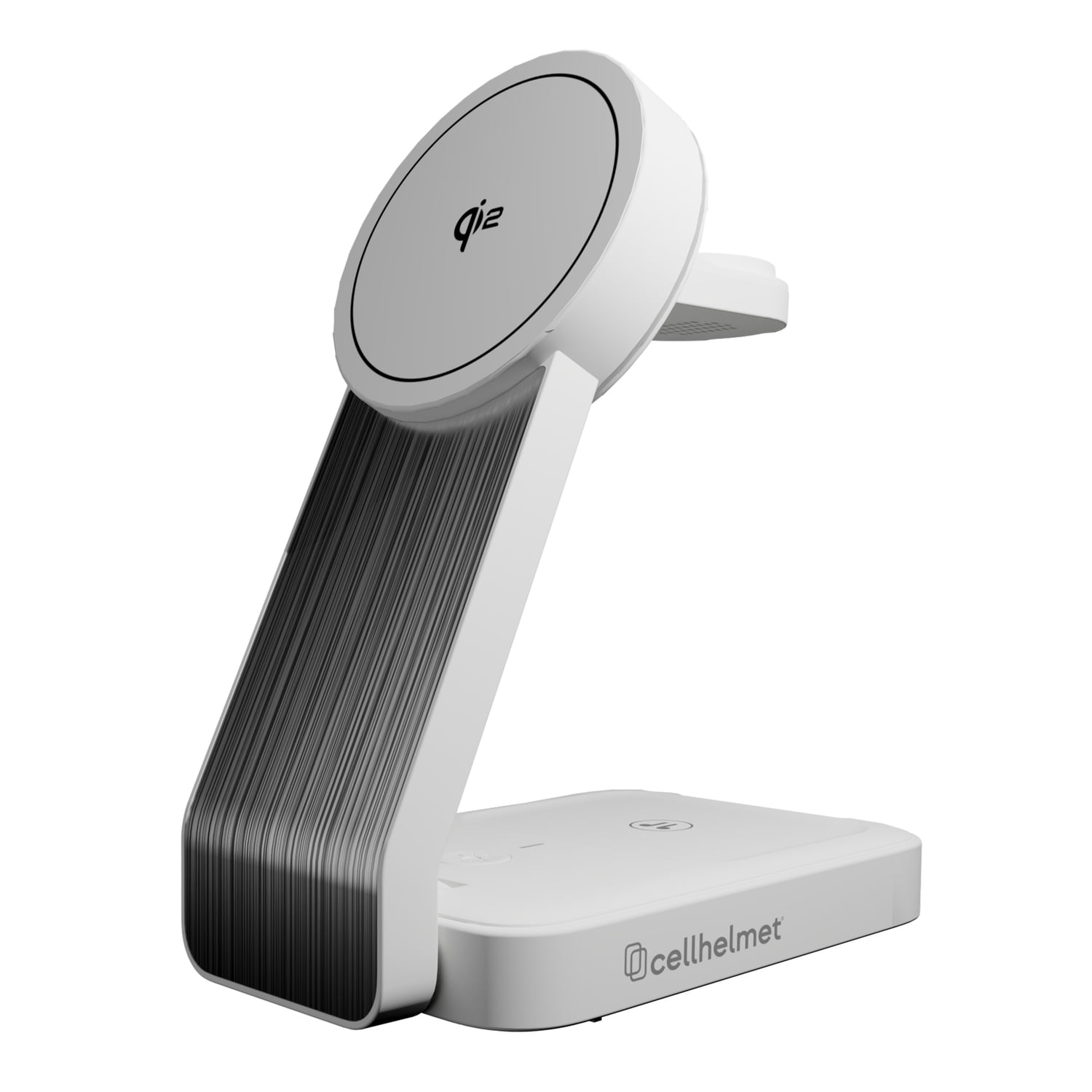 Cellhelmet 15-Watt 3-in-1 Qi Charging Stand with 3-Ft. Charging Cable