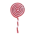 thumbnail image 2 of Fiudx Colgante de Piruleta Navideña con Diseño de Caramelo Rojo y Blanco, Ideal para Decorar El Árbol y La Corona de Navidad, Ideal para Fiestas y Uso Doméstico, Ideal Como Regalo, Tamaño 15,7 X 7,2, 2 of 5