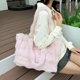thumbnail image 5 of Bolso compras Tie-Dye esponjoso invierno para niñas gran capacidad mujeres, 5 of 9
