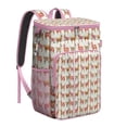 thumbnail image 1 of Funny Llama Print Backpack Cooler – Leakproof Lunch Bag with Adorable Alpaca Pattern for Travel, Camping & Work, 1 of 6