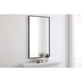 thumbnail image 4 of Metal frame Rectangle Mirror 24 inch Black, 4 of 5