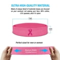 thumbnail image 3 of Suddora Adult Solid Color Sweatband Headband, Breast Cancer Awareness, 3 of 6