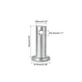 thumbnail image 2 of Single Hole Clevis Pins,6mm x 16mm Flat Head Zinc-Plating Steel  10Pcs, 2 of 5