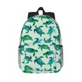thumbnail image 1 of Disketp Green Sea Turtle Mochila Escolar de 15 Pulgadas, Mochila Ligera para Estudiantes, Viajes y Trabajo, Cómoda y Resistente para el Uso Diario, 1 of 6