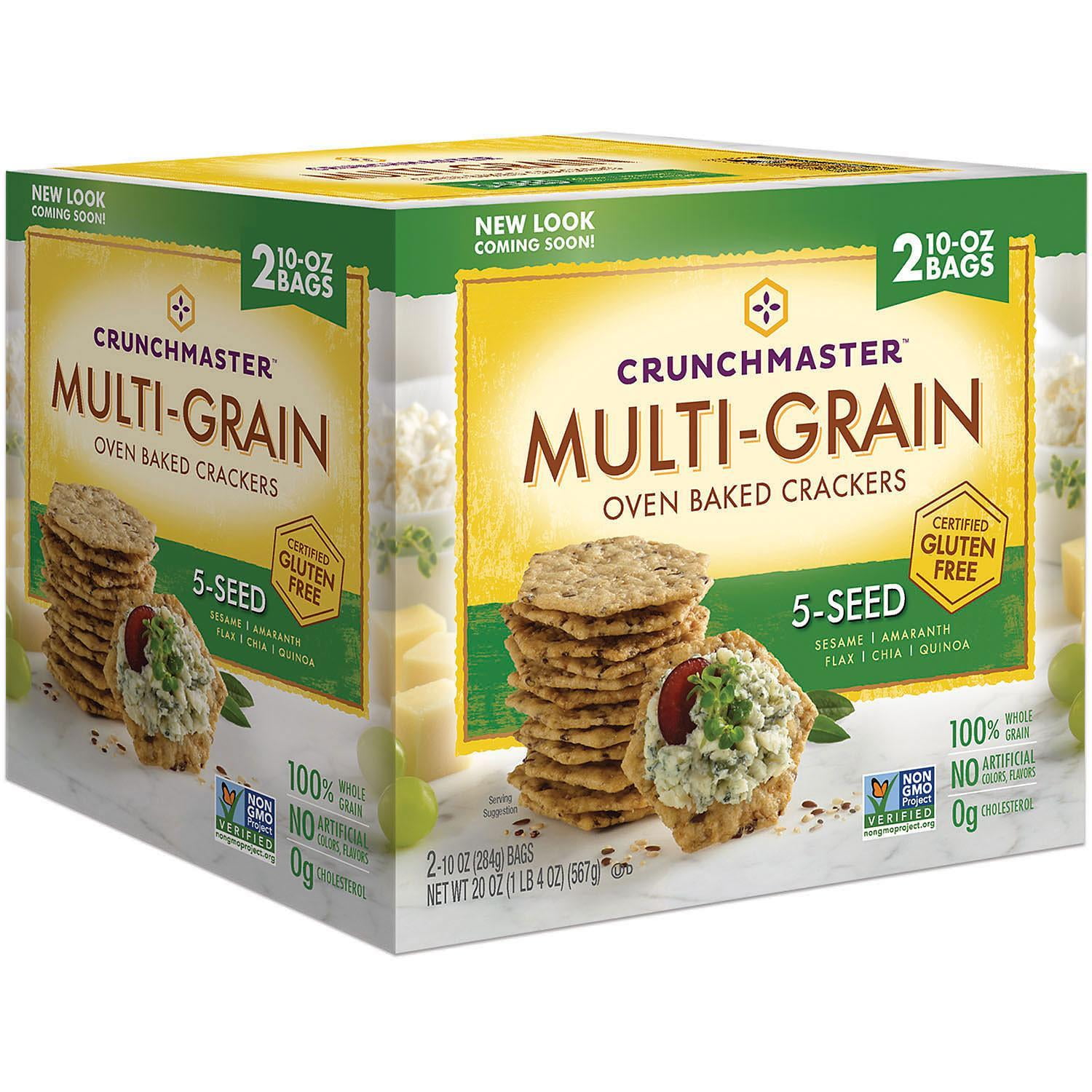 Crunchmaster 5 Seed Multi-Grain Crackers (10 oz., 2 pk.)