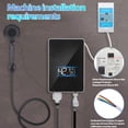 thumbnail image 3 of FELTECHELECTR Calentador de agua eléctrico para ducha: Calentador de agua instantáneo sin tanque con cabezal de ducha e interruptor de aire - Instantáneo para baño, enchufe estadounidense, 3 of 7