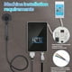 thumbnail image 3 of PTOOTP Calentador de agua eléctrico sin tanque : pequeño calentador de agua instantáneo con interruptor de aire y kit de cabezal de ducha para baño o bañera, enchufe estadounidense., 3 of 7