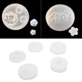 thumbnail image 4 of Jewelry Making Tools, Silicone Material Mini Flower Resin Molds Soft Flexible 5Pcs  For Necklaces, 4 of 8