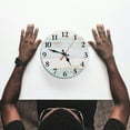 thumbnail image 4 of Christmas Decorations Style Wall Clock for Living Room Bedroom 24 Hour Display Modern Density Board Hanging Clock with Design, 4 of 5