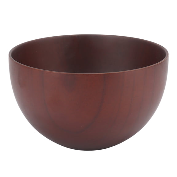 Japanese Wood Grain Noodle Bowl - Rustic Style Soup & Rice Bowl for Home Dining