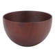 thumbnail image 1 of Tazón de sopa de madera Textura única Tazón de madera exquisito y redondo de forma suave para ensalada de fideos de arroz y frutas, 1 of 10