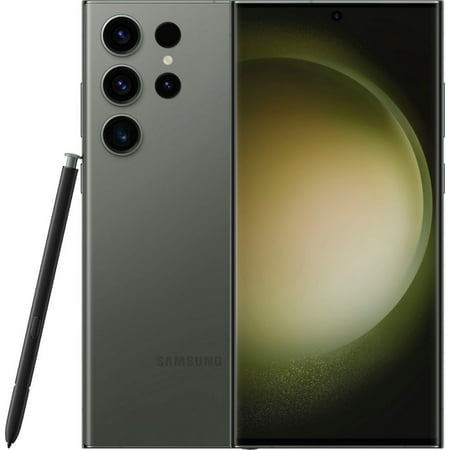 Used Samsung Galaxy S23 Ultra Smartphone, Fully Unlocked,512 GB Storage + 12 GB RAM, Green