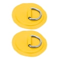 thumbnail image 3 of Coussinet à Anneau en D, 2 Pcs Accessoires de Pont Patch en D en PVC Longue Durée de Vie Réutilisable pour Bateau Gonflable Kayak Canot en PVC pour Toit Grilles Remorques Feuilles de Sol Jaune, Bleu, Rouge, Émeraude, 3 of 7