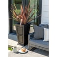 thumbnail image 3 of Veradek Brixton Tall 28" Planter 2 Pack Black, 3 of 10