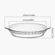 thumbnail image 2 of Moldes for tartas de cristal con asas for hornear y servir postres, aperitivos, ensaladas, 2 of 6