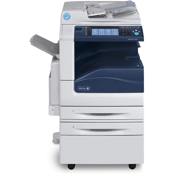 Xerox WorkCentre 7830i Tabloid/Ledger-Size Color Laser Multifunction Copier – 30ppm, Auto Duplex, Network, 2 Trays, Stand