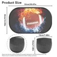 thumbnail image 7 of Yuyamidu Rugby Car Side Window Sun Shade Universal Car Window Sun Shades for Kids 20 x 12 Inch Car Shade for Babies Cool Car Shade Protection from Heat and UV, 7 of 7