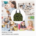thumbnail image 7 of Honeii Tropical Palm Leaves Fern Leaf Print Lunch Box,Insulated Lunch Bag,Lunch Tote Bags,Leakproof Cooler Lunch Case for Travel Work Picnic, 7 of 7