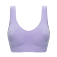 thumbnail image 1 of Sujetador deportivo push-up ajustable de una sola capa de gran tamaño sin almohadilla para el pecho sin aro de acero sin ropa interior push-up sin costuras, 1 of 5