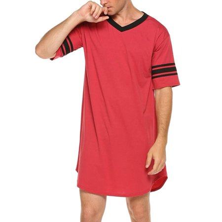 

Men’s Short-sleeved Pajamas Lightweight Comfortable Clothes Suit