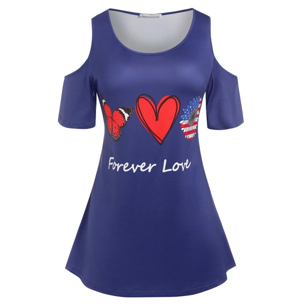 Tamaño de talla grande Hombro frío camiseta Rosegal Camisetas tallas grandes