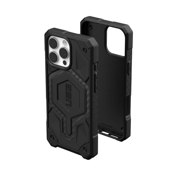 Open Box UAG iPhone 16 Pro Max Case 6.9" Monarch Pro - Compatible with MagSafe Charging Rugged Heavy Duty Shockproof Anti-Slip Military Grade Protective Cover, Carbon Fiber