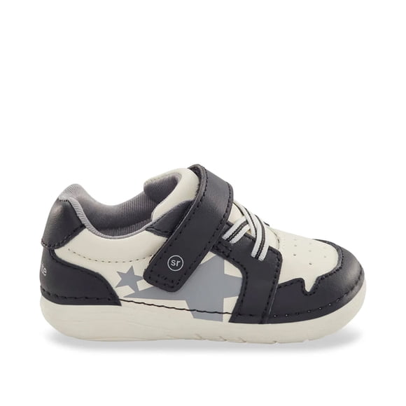 Stride Rite Kids' SM Waverly in Black/White, 4.5 US