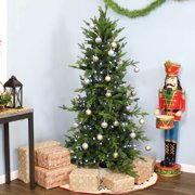Sunnydaze Unlit Slim and Stately Artificial Christmas Tree 6 ft, Green