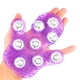 thumbnail image 2 of Soidarity Guante de masaje con forma de palma de bola de acero de PVC 9, masajeador de mano giratorio portátil, herramientas para relajar el pie del masajeadores Violeta Soidarity CE001408-01, 2 of 6