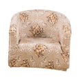 thumbnail image 2 of Funda protectora elástica para sillón, Protector de muebles para fiesta, dormitorio, decoración para sala de estar , Marrón claro Sunnimix Funda Sillón, 2 of 8