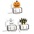 thumbnail image 2 of Clearance Halloween Decor Under $6 Countdown: Halloween Party Decor Calendar With & Pumpkin Festive Decoration Accessories,1PC, 2 of 5