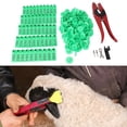 thumbnail image 1 of Livestock Ear Tag and Pliers Set Stainless Steel Cattle Ear Tagging Pliers, Convenient and Efficient, Ergonomic Design, for Farm Animal Identification, 1 of 7