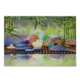thumbnail image 1 of Spa Cutting Board, Stones Candles Eastern Yoga Relaxation Bamboos Print, Decorative Tempered Glass Cutting and Serving Board, Small Size, Multicolor, by Ambesonne, 1 of 1
