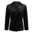 thumbnail image 2 of Vedolay Womens Fall Tops Blazers for Women Business Casual Long Sleeve Business Fashion Suit Jackets,Black S, 2 of 4